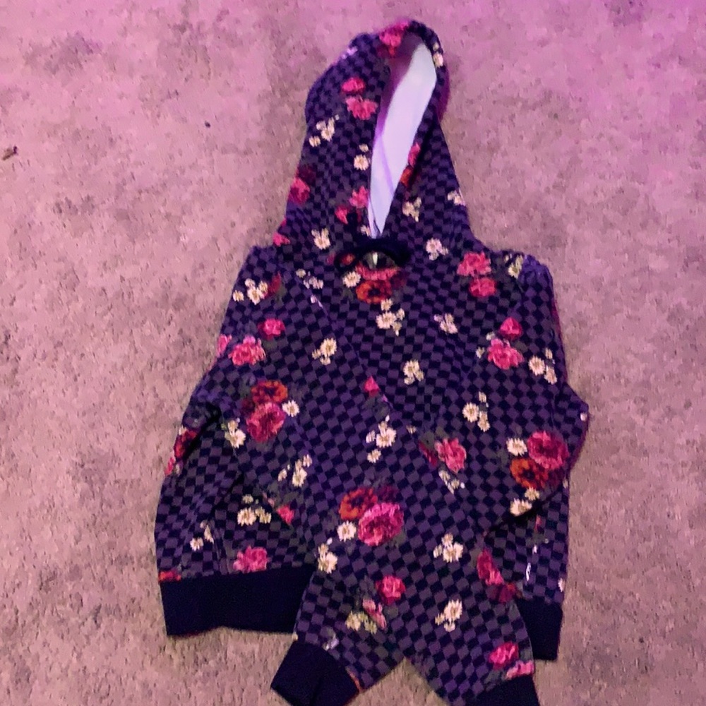 Size small vans flower hoodie